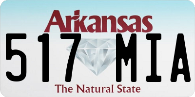 AR license plate 517MIA