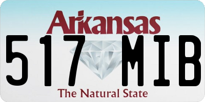 AR license plate 517MIB