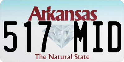 AR license plate 517MID