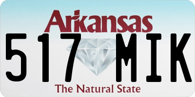 AR license plate 517MIK