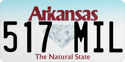 AR license plate 517MIL