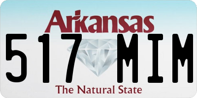 AR license plate 517MIM