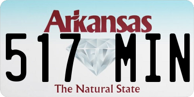AR license plate 517MIN