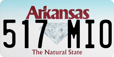 AR license plate 517MIO