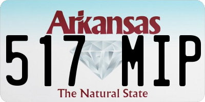 AR license plate 517MIP