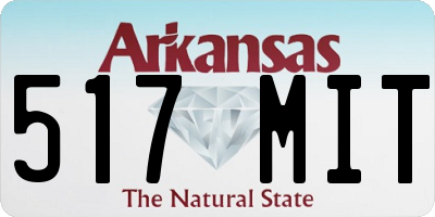 AR license plate 517MIT