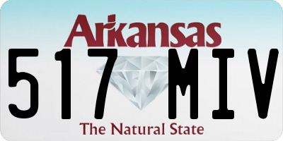 AR license plate 517MIV