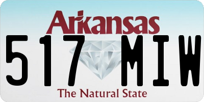 AR license plate 517MIW