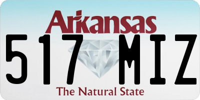 AR license plate 517MIZ