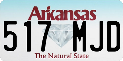 AR license plate 517MJD