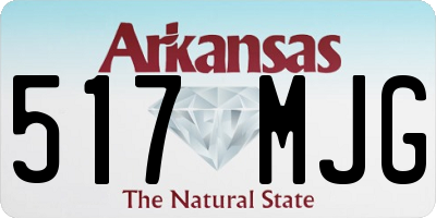 AR license plate 517MJG