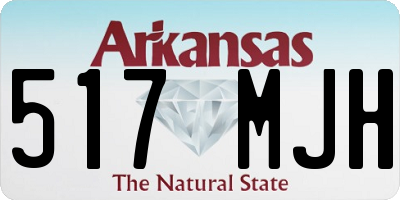 AR license plate 517MJH