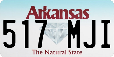 AR license plate 517MJI