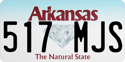 AR license plate 517MJS