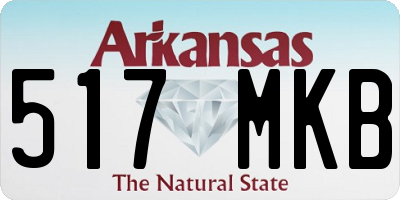 AR license plate 517MKB