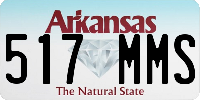 AR license plate 517MMS