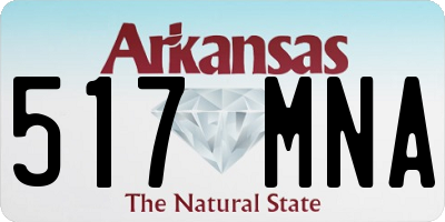 AR license plate 517MNA