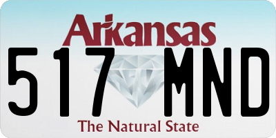 AR license plate 517MND