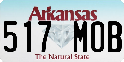 AR license plate 517MOB