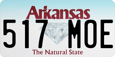 AR license plate 517MOE