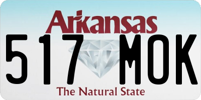 AR license plate 517MOK
