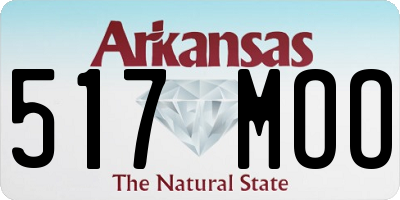 AR license plate 517MOO
