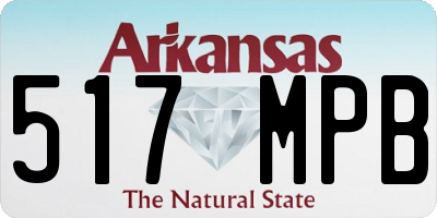 AR license plate 517MPB