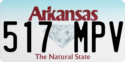 AR license plate 517MPV
