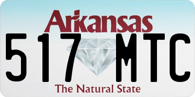 AR license plate 517MTC