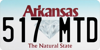 AR license plate 517MTD