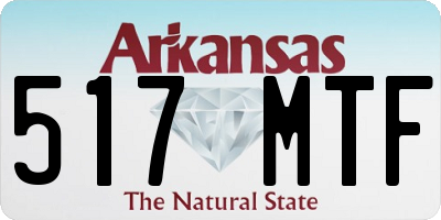 AR license plate 517MTF