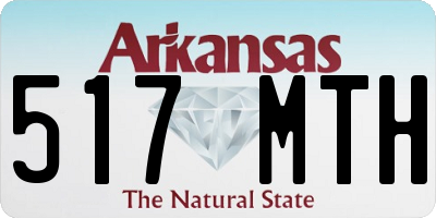 AR license plate 517MTH