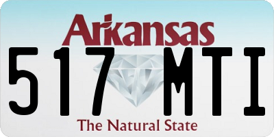 AR license plate 517MTI