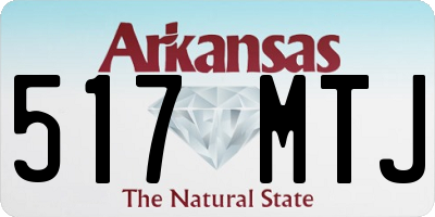 AR license plate 517MTJ
