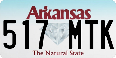 AR license plate 517MTK