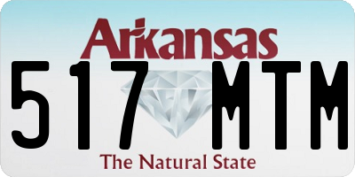 AR license plate 517MTM