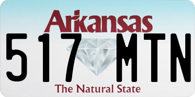 AR license plate 517MTN