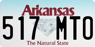AR license plate 517MTO