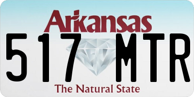 AR license plate 517MTR