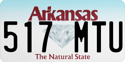AR license plate 517MTU