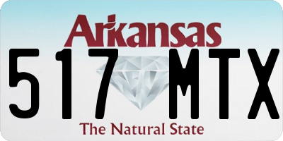 AR license plate 517MTX