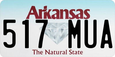 AR license plate 517MUA