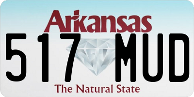 AR license plate 517MUD