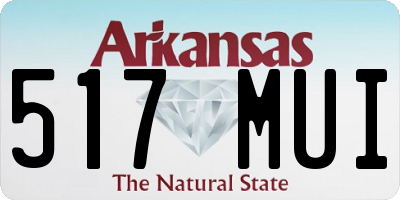 AR license plate 517MUI