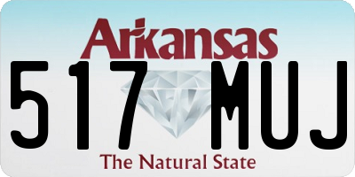AR license plate 517MUJ
