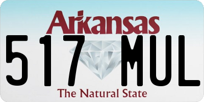 AR license plate 517MUL
