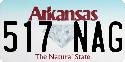 AR license plate 517NAG