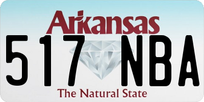 AR license plate 517NBA