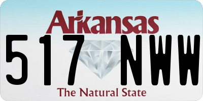 AR license plate 517NWW