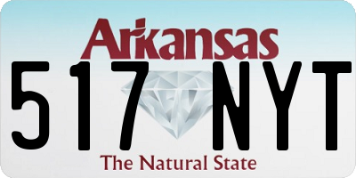 AR license plate 517NYT